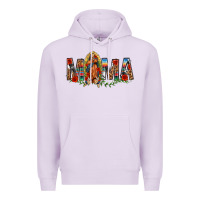 Lilac Our Lady of Guadalupe Mama Premium Hoodie - texasbilliewilder