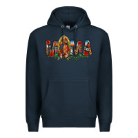 Navy Our Lady of Guadalupe Mama Premium Hoodie - texasbilliewilder