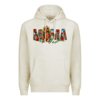 Oatmeal Heather Our Lady of Guadalupe Mama Premium Hoodie - texasbilliewilder
