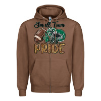 Chestnut small town big pride green Zipper Hoodie - MaliasSmallBusiness