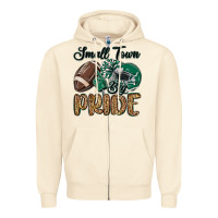Sandshell small town big pride green Zipper Hoodie - MaliasSmallBusiness