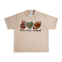 French Oak peace love football Urban Heavy Tee - Artiststas