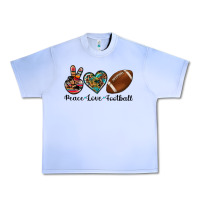 Grape Ice peace love football Urban Heavy Tee - Artiststas