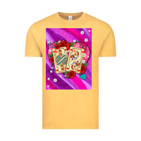Vintage Mustard playing cards with pearls and glitter air Vintage Tee - AdoDesignShop