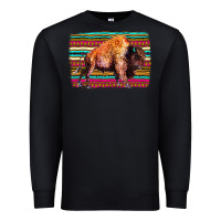 Black Aztec Buffalo Premium Sweatshirt - Bettercallsaul