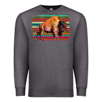 Charcoal Heather Aztec Buffalo Premium Sweatshirt - Bettercallsaul