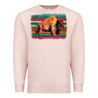 Pale Pink Aztec Buffalo Premium Sweatshirt - Bettercallsaul
