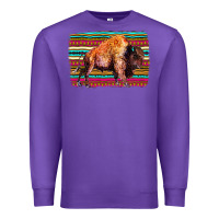 Purple Aztec Buffalo Premium Sweatshirt - Bettercallsaul