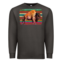 Smoke Aztec Buffalo Premium Sweatshirt - Bettercallsaul