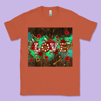 Love  And Leopard With Keys Classic Tee Designed By Adodesignshop