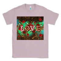 Lilac love  and leopard with keys Classic Tee - AdoDesignShop