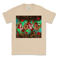 Mushroom love  and leopard with keys Classic Tee - AdoDesignShop