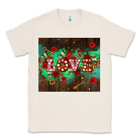 Natural love  and leopard with keys Classic Tee - AdoDesignShop