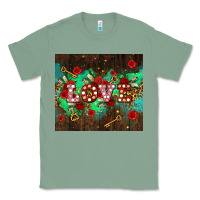 Sage love  and leopard with keys Classic Tee - AdoDesignShop