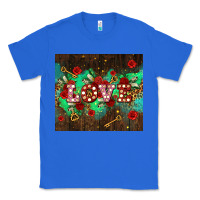 True Royal love  and leopard with keys Classic Tee - AdoDesignShop