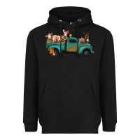 Black Farm Animals Truck Heavyweight Hoodie - Bettercallsaul