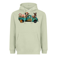 Matcha Farm Animals Truck Heavyweight Hoodie - Bettercallsaul
