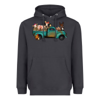 Smoke Farm Animals Truck Heavyweight Hoodie - Bettercallsaul