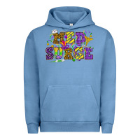 Pigment Pebble Blue Mardi Gras Med Surge Urban Hoodie - HowdyJamesFarm