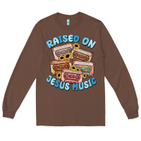 Chestnut raised on jesus music Long Sleeve Tee - MaliasSmallBusiness