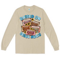 Mushroom raised on jesus music Long Sleeve Tee - MaliasSmallBusiness