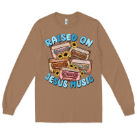 Toasted Coconut raised on jesus music Long Sleeve Tee - MaliasSmallBusiness