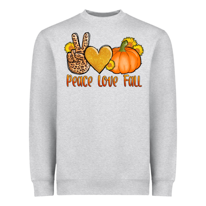 Peace Love Fall Heavyweight Sweatshirt by AdoDesignShop | Teevron