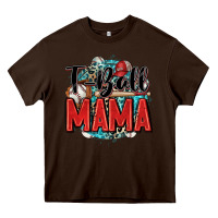 Chocolate Brown t ball mama Heavy Core Tee - Zillion Design Studio
