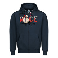 Navy merry race mas Zipper Hoodie - MaliasSmallBusiness