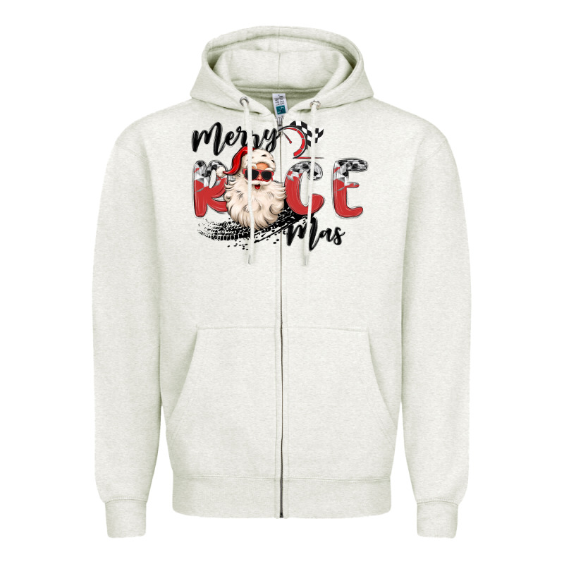 Merry Race Mas Zipper Hoodie by MaliasSmallBusiness | Teevron