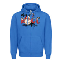 True Royal merry race mas Zipper Hoodie - MaliasSmallBusiness