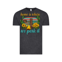 Vintage Black home is where we park it Vintage Tee - Artiststas