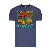 Vintage Denim home is where we park it Vintage Tee - Artiststas