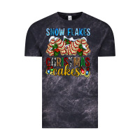 Cloud Black snow flakes christmas cakes ado Vintage Tee - AdoDesignShop