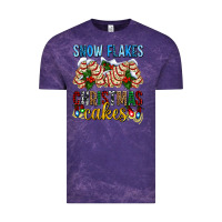 Cloud Purple snow flakes christmas cakes ado Vintage Tee - AdoDesignShop