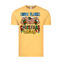 Vintage Mustard snow flakes christmas cakes ado Vintage Tee - AdoDesignShop