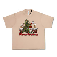 Burro merry christmas with gnomes Urban Heavy Tee - AdoDesignShop