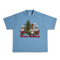 Pebble Blue merry christmas with gnomes Urban Heavy Tee - AdoDesignShop
