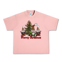 Salmon merry christmas with gnomes Urban Heavy Tee - AdoDesignShop