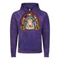 Cloud Purple charolais  rainbow Vintage Hoodie - JahusDesignShop