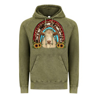 Vintage Olive charolais  rainbow Vintage Hoodie - JahusDesignShop