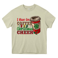 Mossy i run on coffee and christmas cheer Heavy Core Tee - RanaPortraitStore