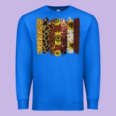 Colorful Brush Stroke Thankful Premium Sweatshirt Designed By Bettercallsaul