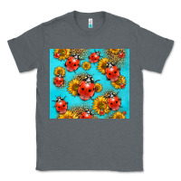 Western Sunflowers Ladybug Classic Tee | Teevron