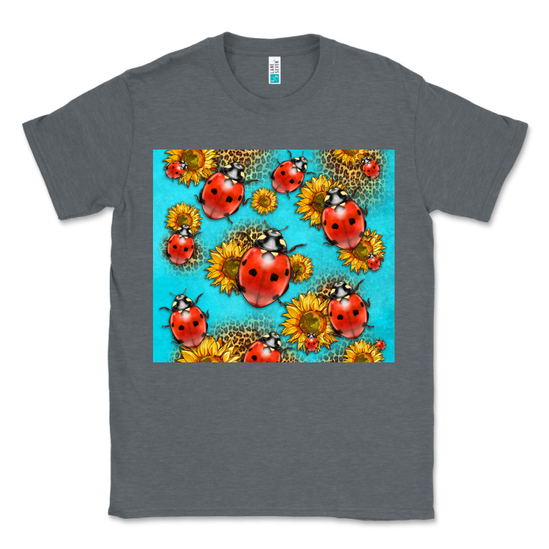 Western Sunflowers Ladybug Classic Tee by LillyAllenDesigns | Teevron