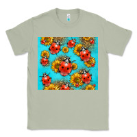 Matcha Western Sunflowers Ladybug Classic Tee - LillyAllenDesigns