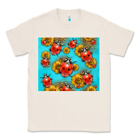 Natural Western Sunflowers Ladybug Classic Tee - LillyAllenDesigns