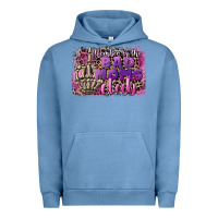 Pigment Pebble Blue Member of the bad Moms club Mother's Day Urban Hoodie - CowGirlArtShop