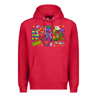 Cardinal Mardi Gras Nurse Premium Hoodie - NancyCooperArtShop