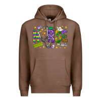 Chestnut Mardi Gras Nurse Premium Hoodie - NancyCooperArtShop